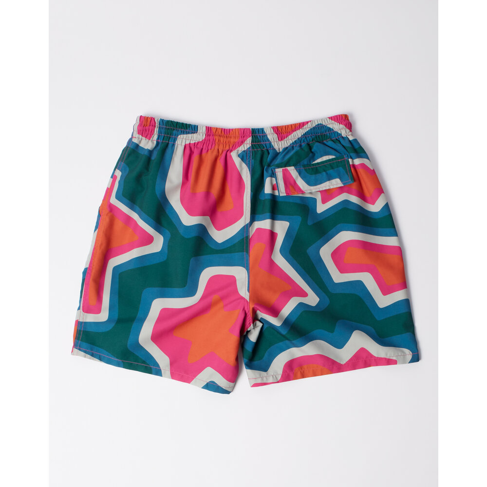 BY PARRA GEM STONES SWIM SHORTS PINK