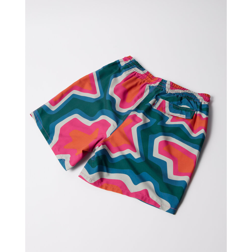 BY PARRA GEM STONES SWIM SHORTS PINK