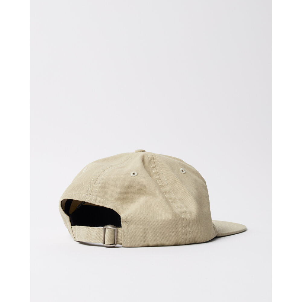 BY PARRA 1976 LOGO 6 PANEL HAT BEIGE