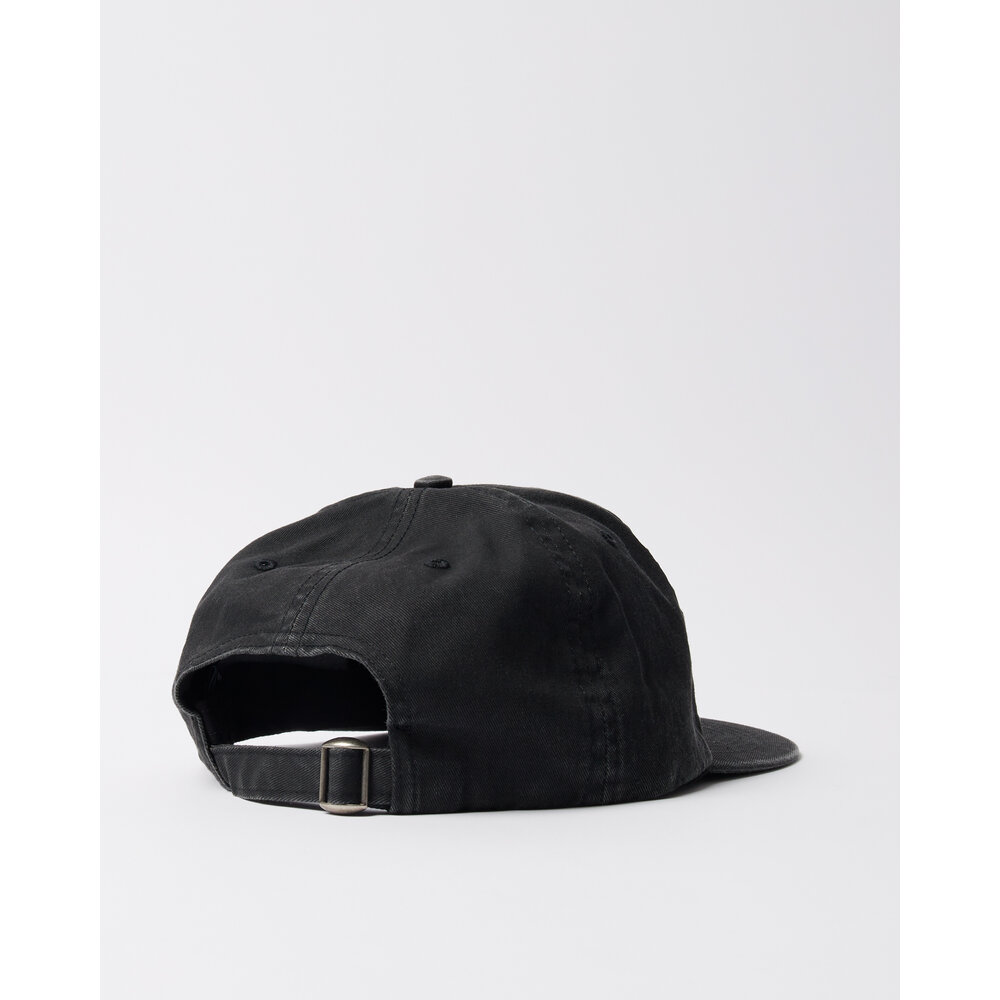 BY PARRA 1976 LOGO 6 PANEL HAT BLACK