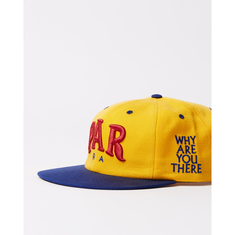 BY PARRA DOLLAR STORE 6 PANEL HAT YELLOW