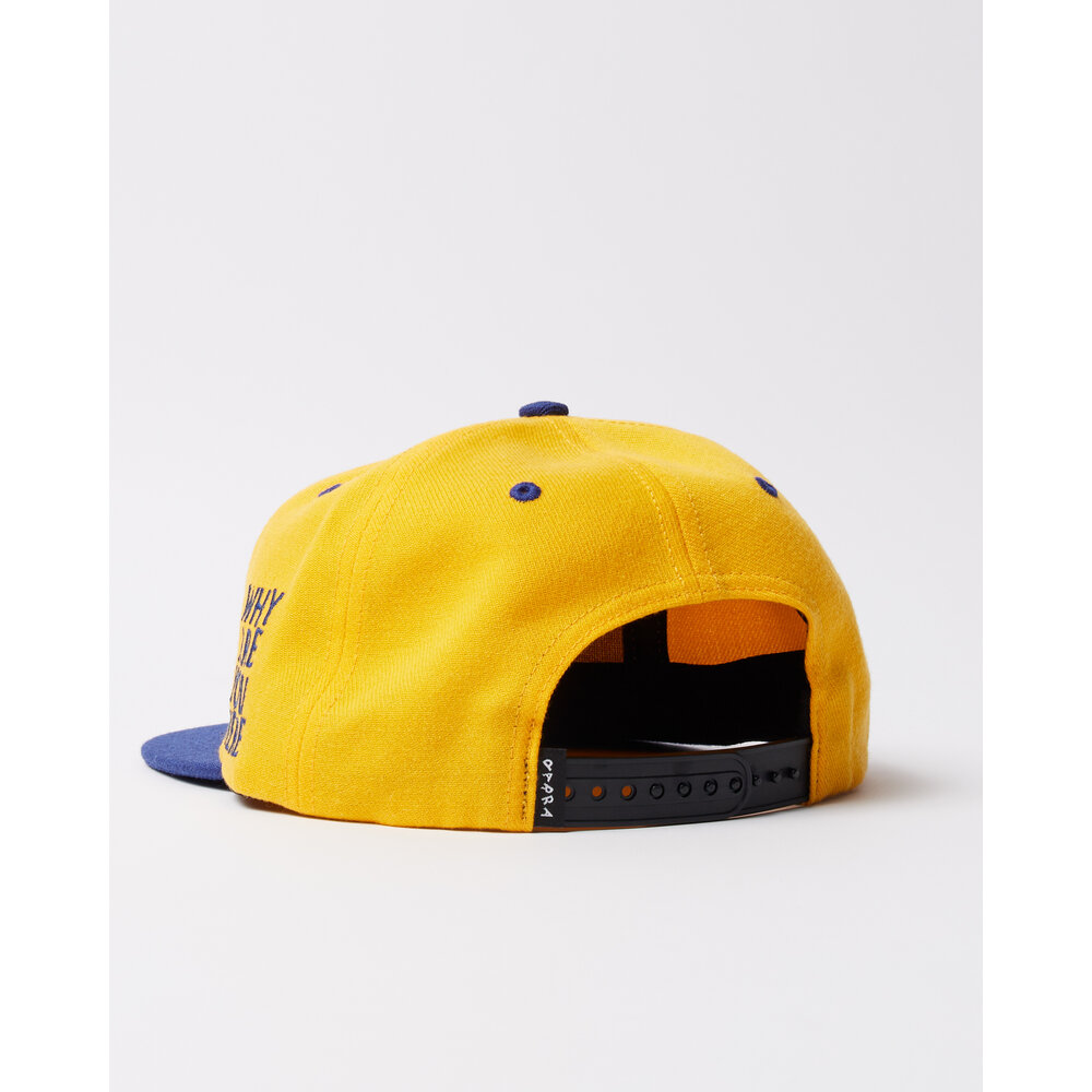 BY PARRA DOLLAR STORE 6 PANEL HAT YELLOW