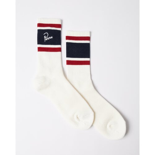 BY PARRA SIGNATURE STRIPED CREW SOCKS