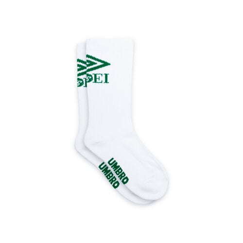 WOEI X UMBRO SOCKS ‘WHITE GREEN’ (WOEI EXCLUSIVE)