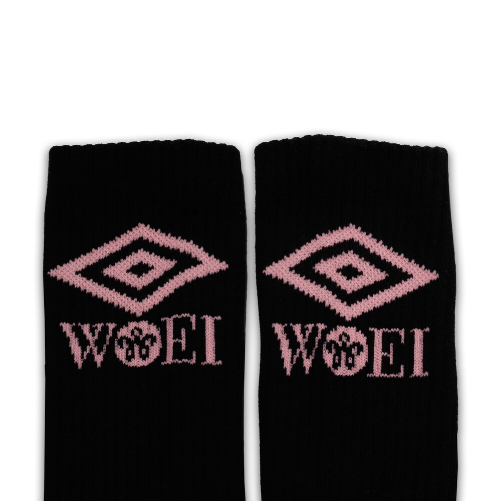 WOEI X UMBRO SOCKS ‘BLACK PINK’ (WOEI EXCLUSIVE)