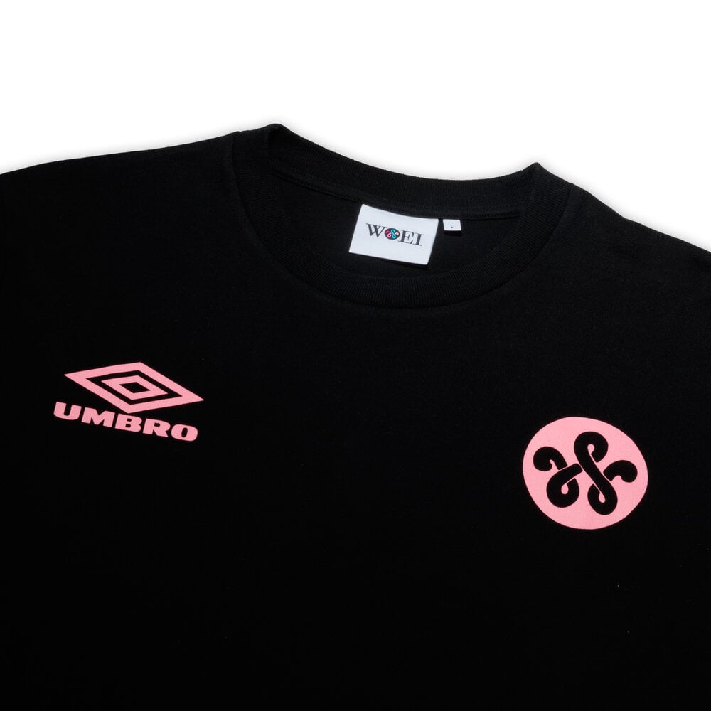 WOEI X UMBRO T-SHIRT ‘BLACK’ (WOEI EXCLUSIVE)