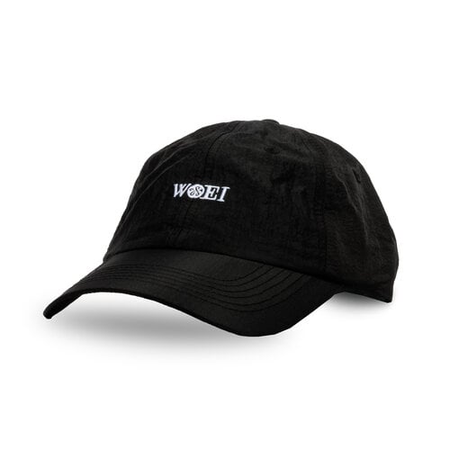 WOEI 6 PANEL TECHNICAL SCRIPT CAP ‘BLACK’