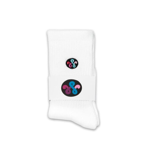 WOEI PATCH LOGO SOCKS ‘WHITE’
