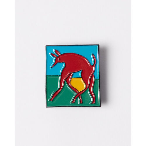 BEAR DOG HAMMER ENAMEL PIN OTHER