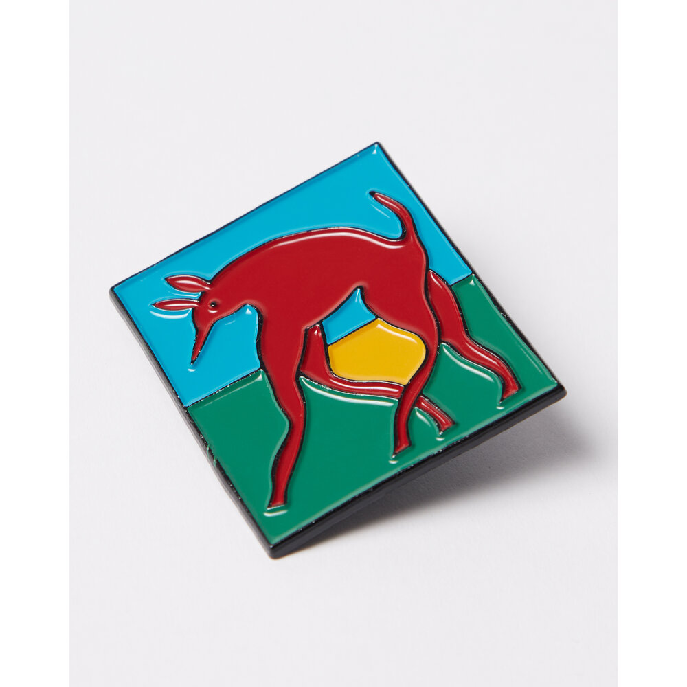 BEAR DOG HAMMER ENAMEL PIN OTHER