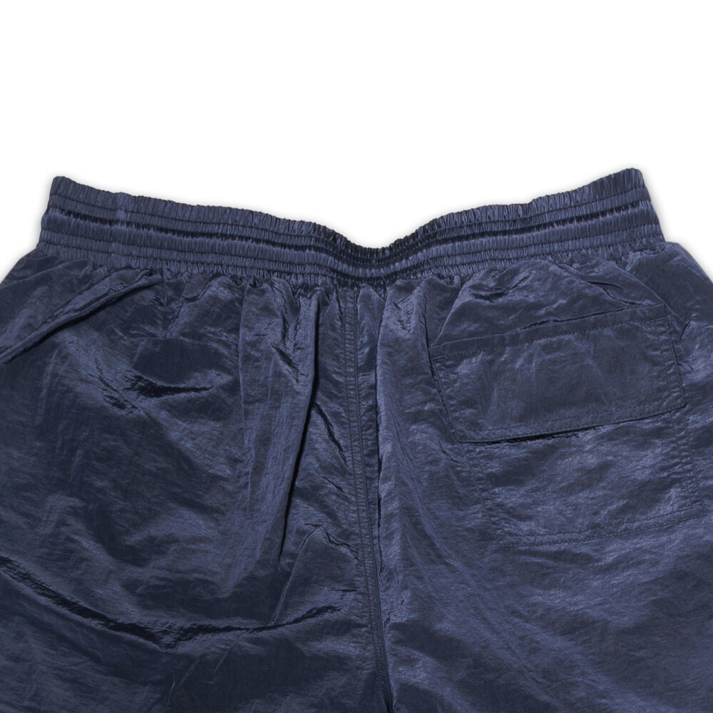 WOEI PATCH SHINY NYLON SWIM SHORT ‘NAVY BLAZE