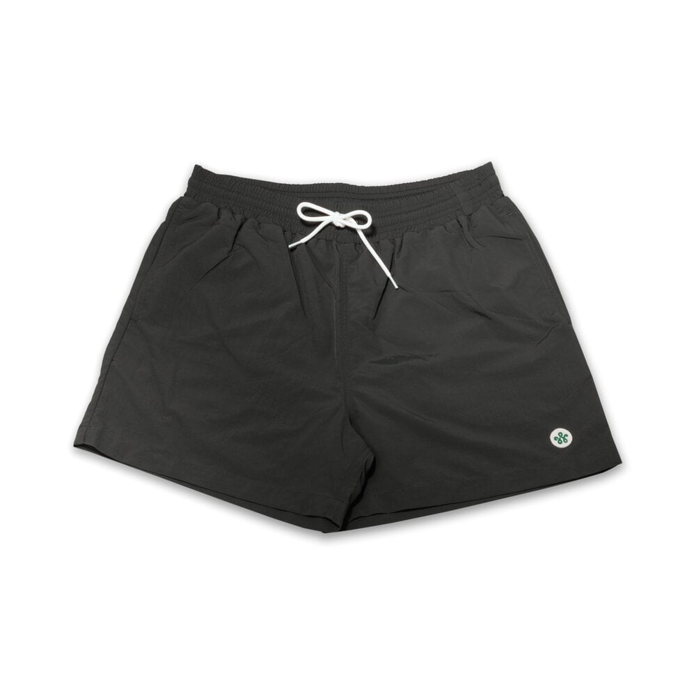 WOEI PATCH SWIM SHORT ‘BLACK