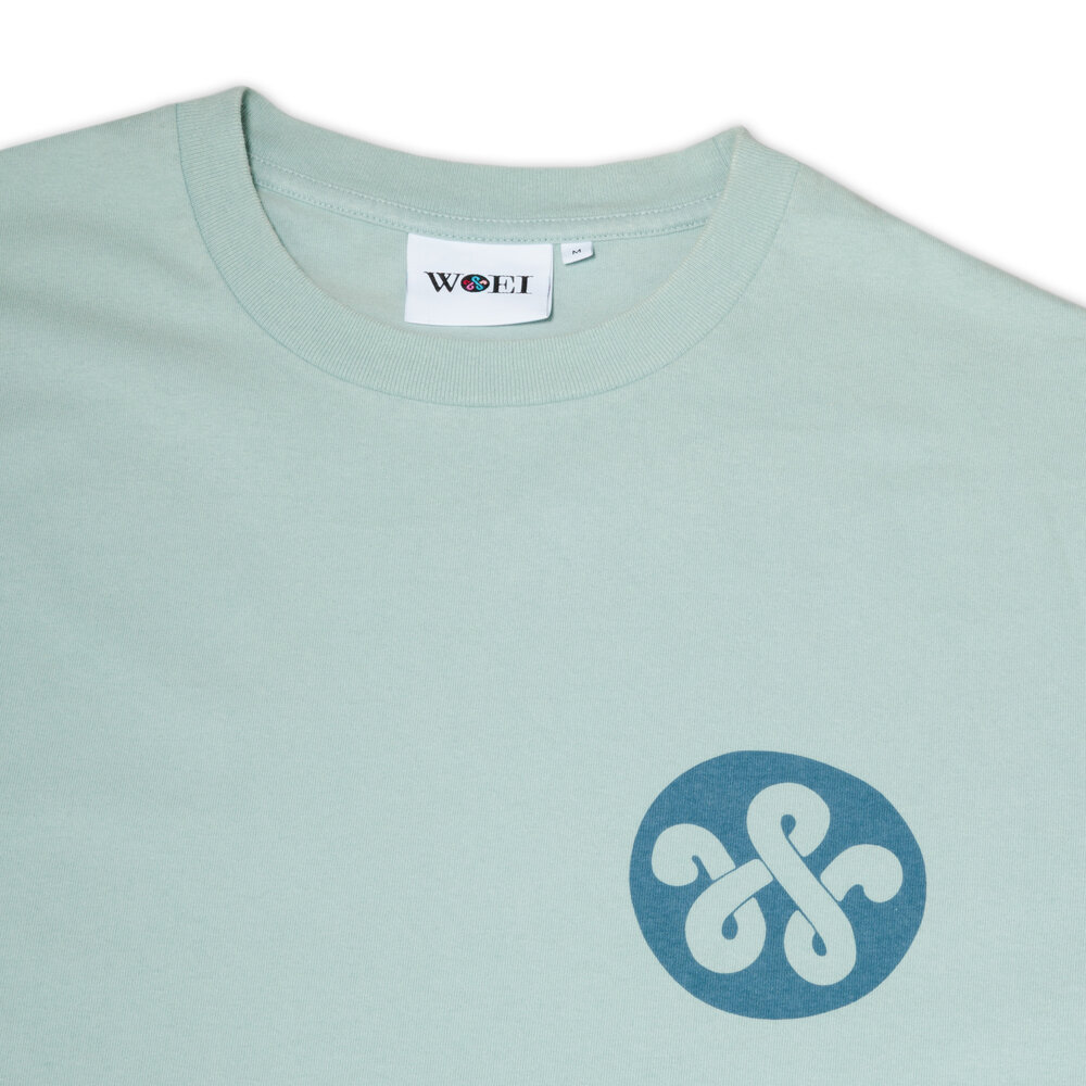 WOEI DOOR LOGO 2.0 TOURMALINE TEE