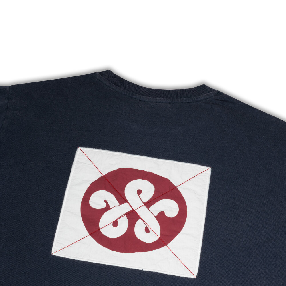 WOEI SUNRISE NAVY TEE ‘NAVY