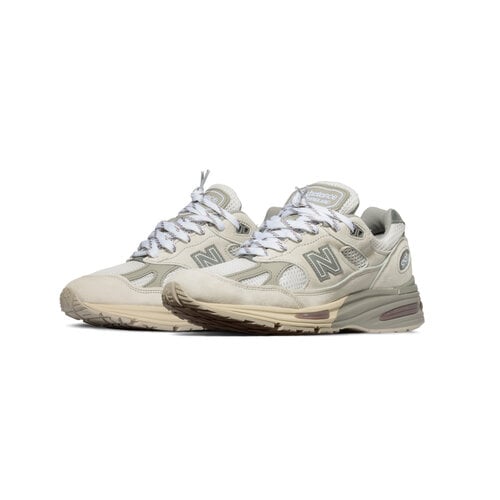 NEW BALANCE 991 V2 'WIND CHIME BRILLIANT WHITE'
