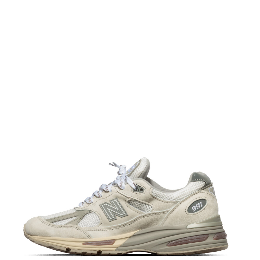 NEW BALANCE 991 V2 'WIND CHIME BRILLIANT WHITE'