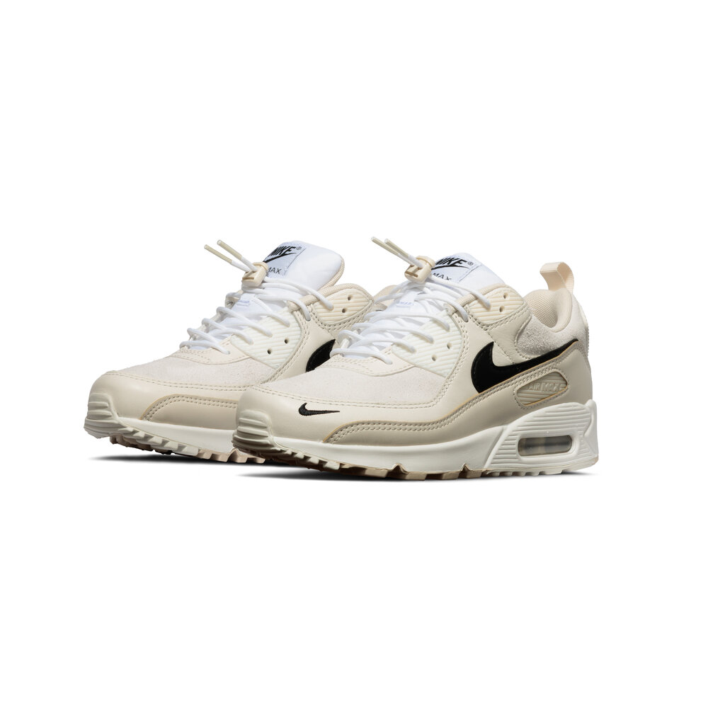 NIKE AIR MAX 90 ‘WHITE BLACK-LT OREWOOD BRN’