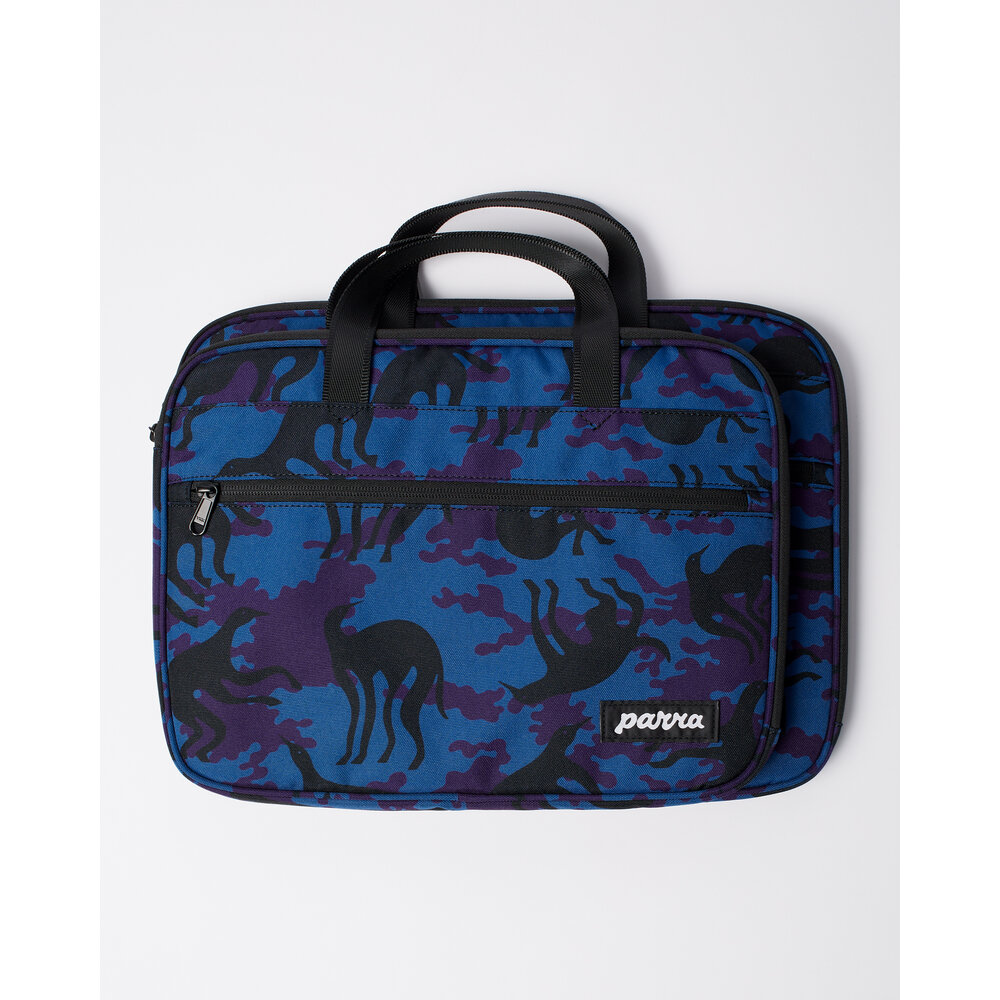 BY PARRA PURPLE CAMO BEAST LAPTOP SLEEVE BLUE LARGE