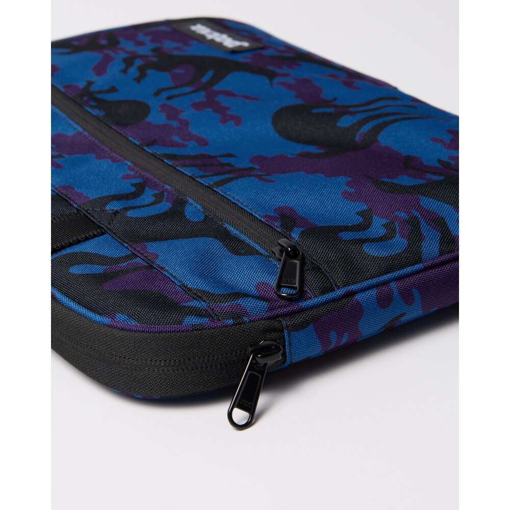 BY PARRA PURPLE CAMO BEAST LAPTOP SLEEVE BLUE MEDIUM