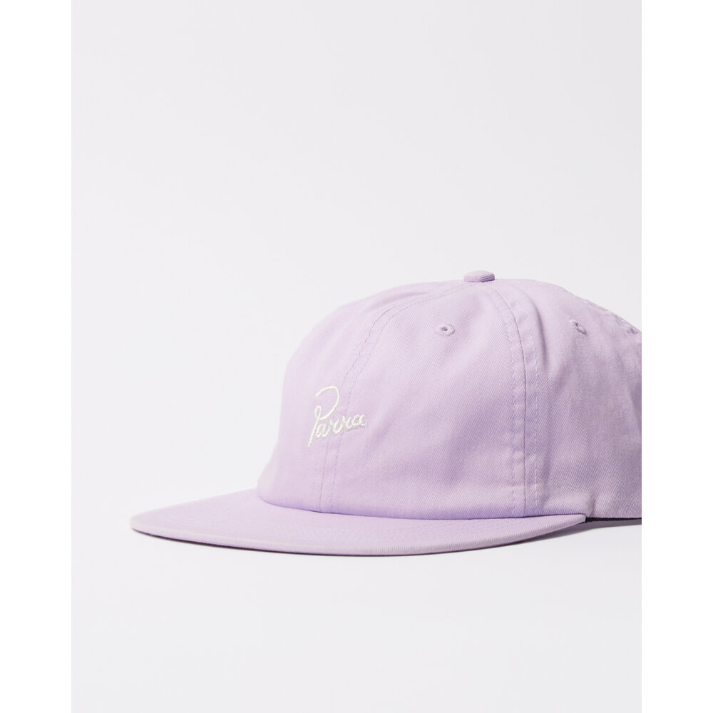 BY PARRA BY PARRA SIGNATURE 6 PANEL HAT PURPLE BY PARRA SIGNATURE 6 PANEL HAT PURPLE