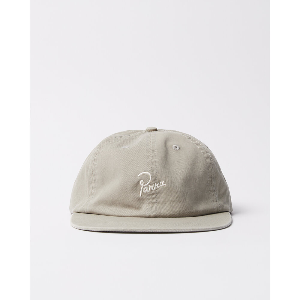 BY PARRA SIGNATURE 6 PANEL HAT GREY