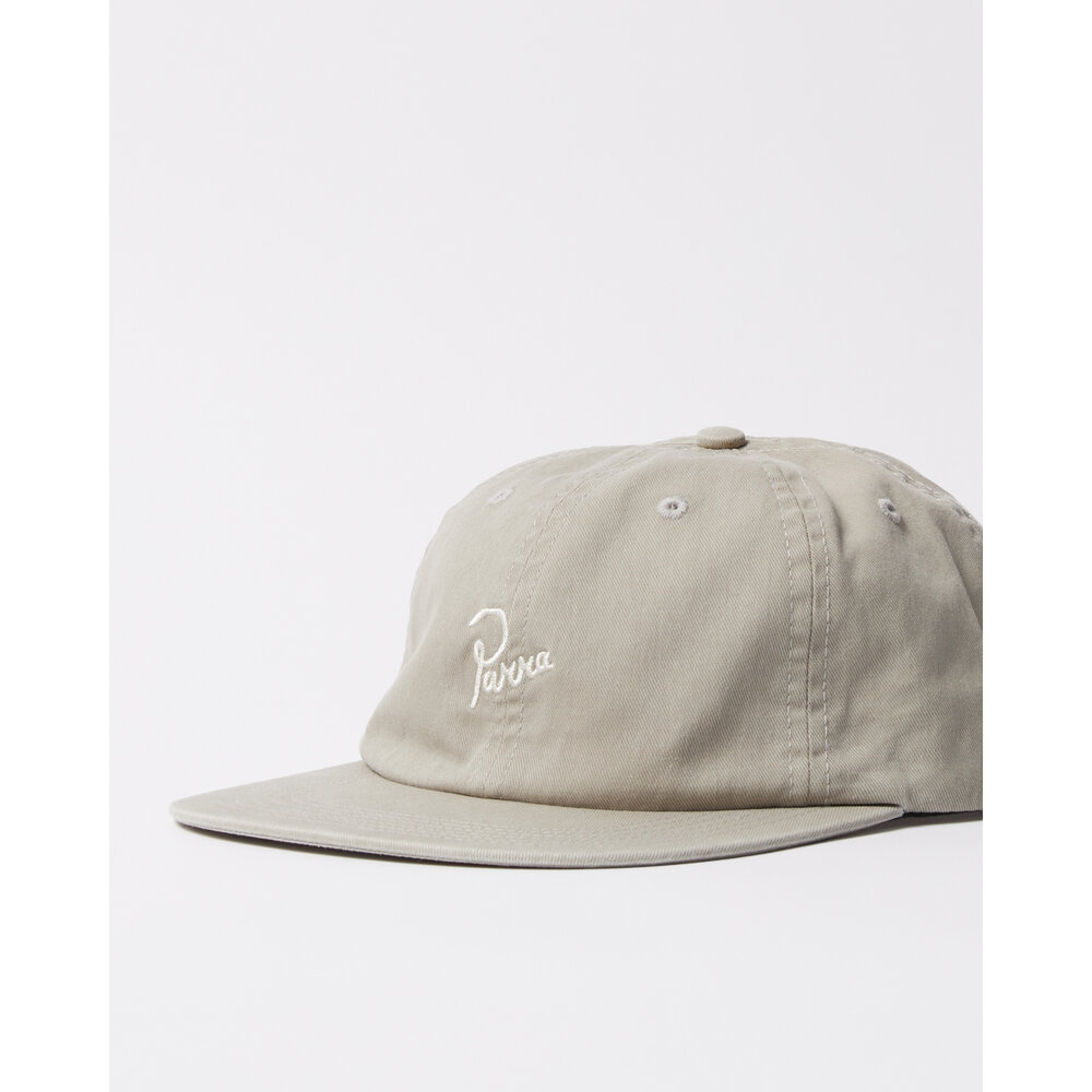BY PARRA SIGNATURE 6 PANEL HAT GREY