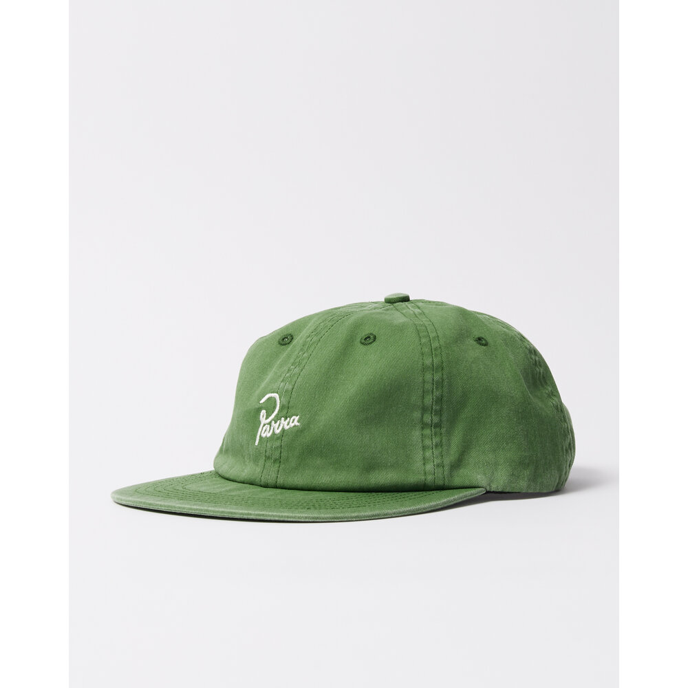 BY PARRA BY PARRA SIGNATURE 6 PANEL HAT GREEN BY PARRA SIGNATURE 6 PANEL HAT GREEN