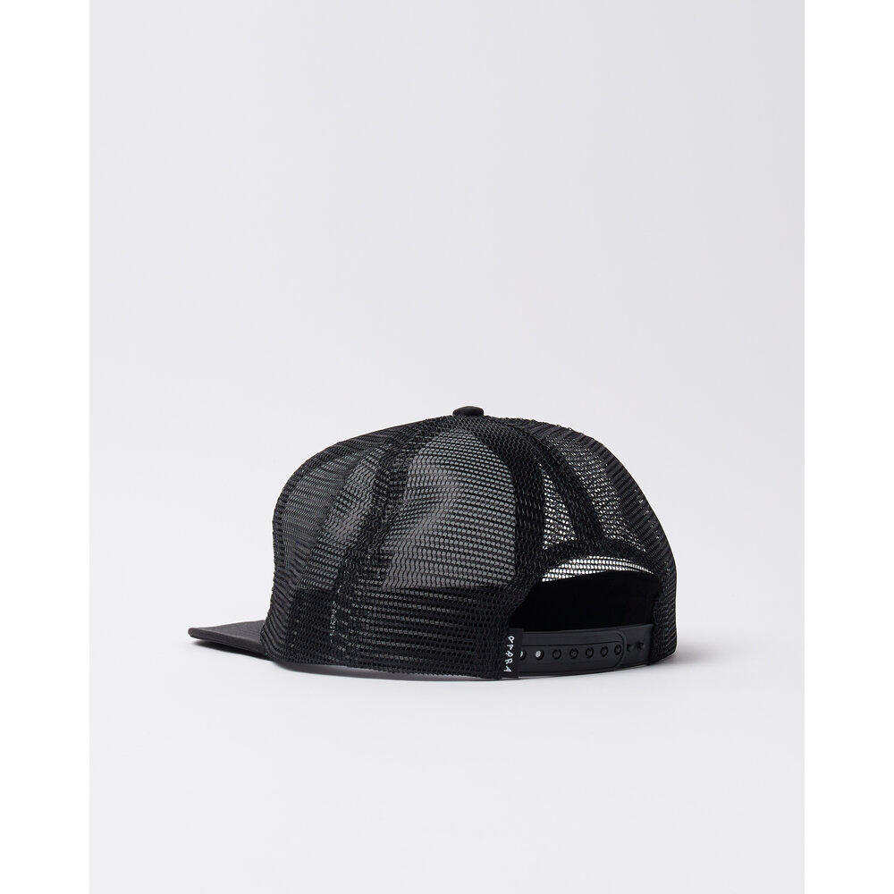 BY PARRA MOTO SERVICE 5 PANEL HAT BLACK