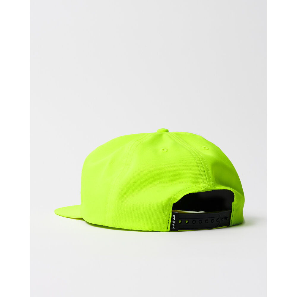 BY PARRA RACING 5 PANEL HAT NEON YELLOW