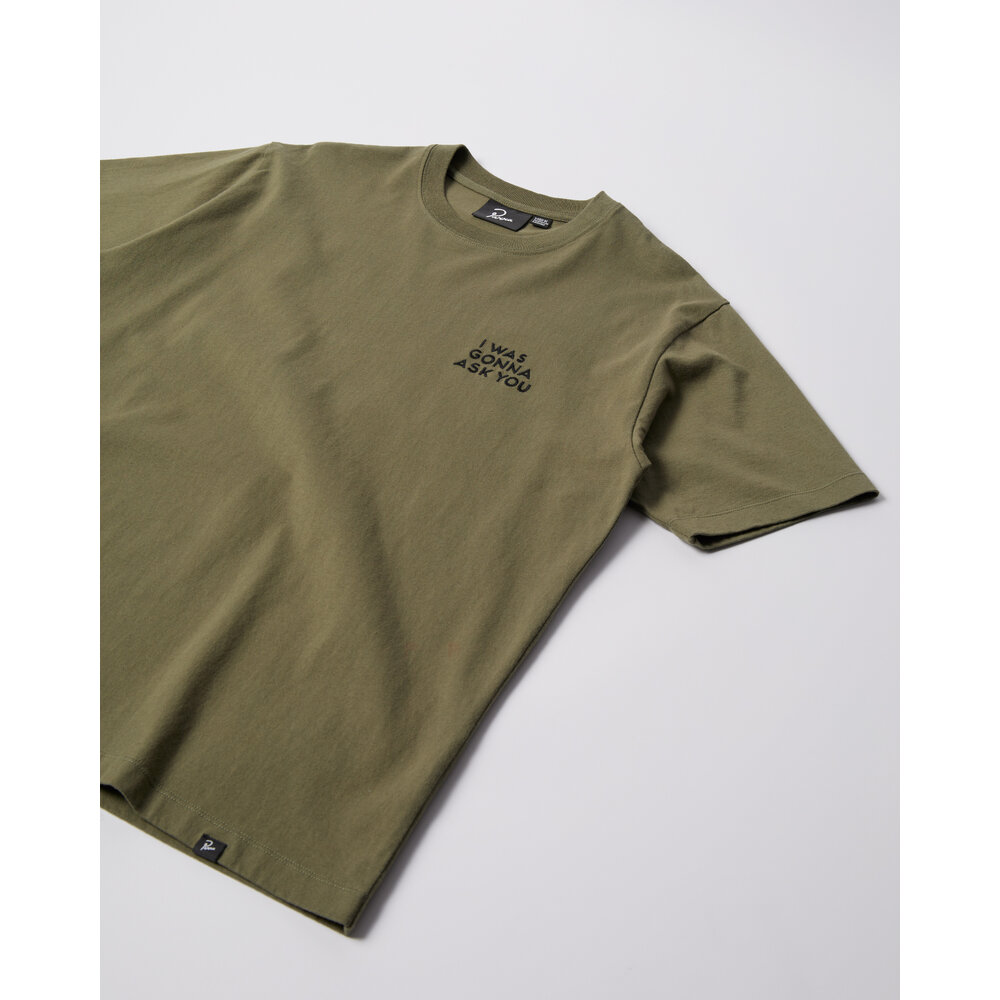 BY PARRA WAITING FOR YOU T-SHIRT GREEN