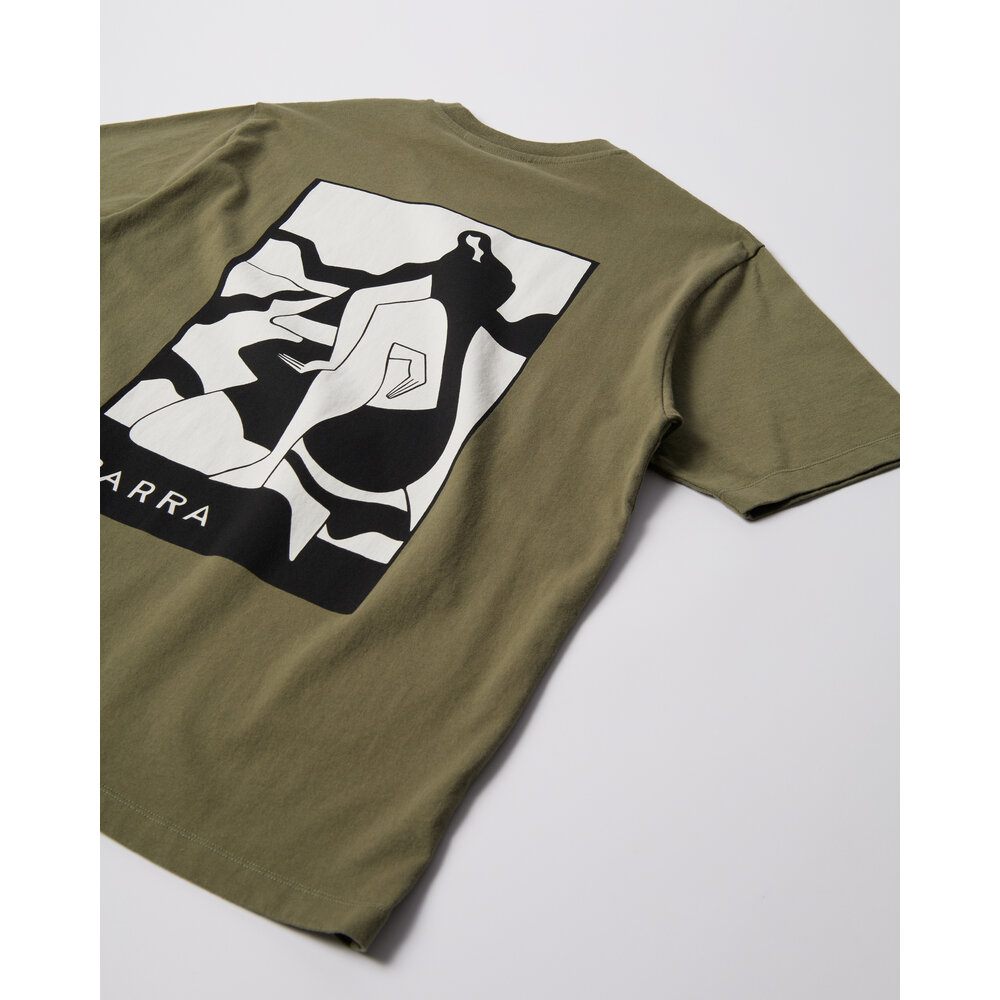 BY PARRA WAITING FOR YOU T-SHIRT GREEN