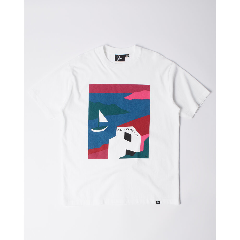 BY PARRA NO VACATION T-SHIRT WHITE