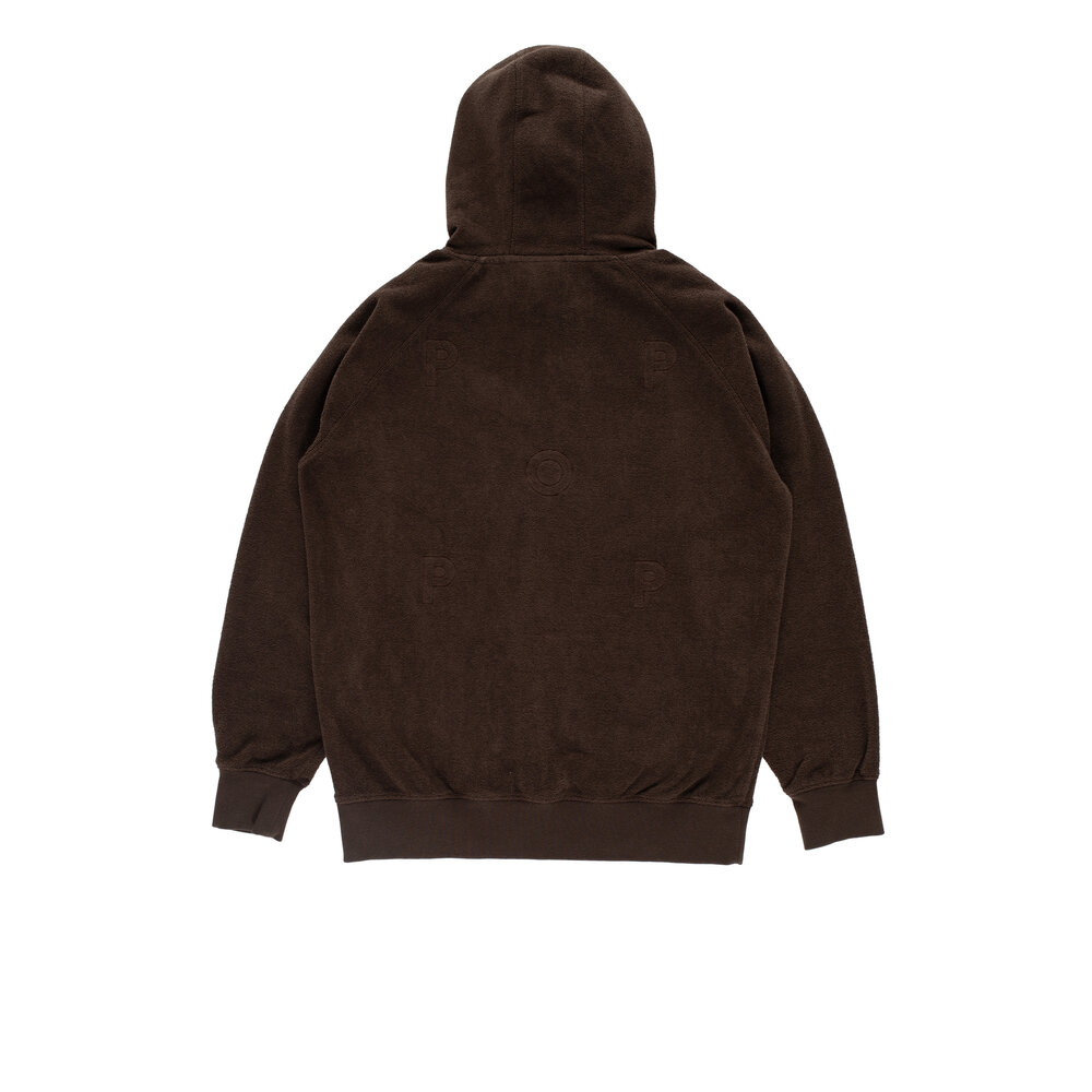 POP TRADING COMPANY POP TRADING COMPANY OUTLINES LOGO HOODED TERRY SWEAT DELICIOSO POP TRADING COMPANY OUTLINES LOGO HOODED TERRY SWEAT DELICIOSO
