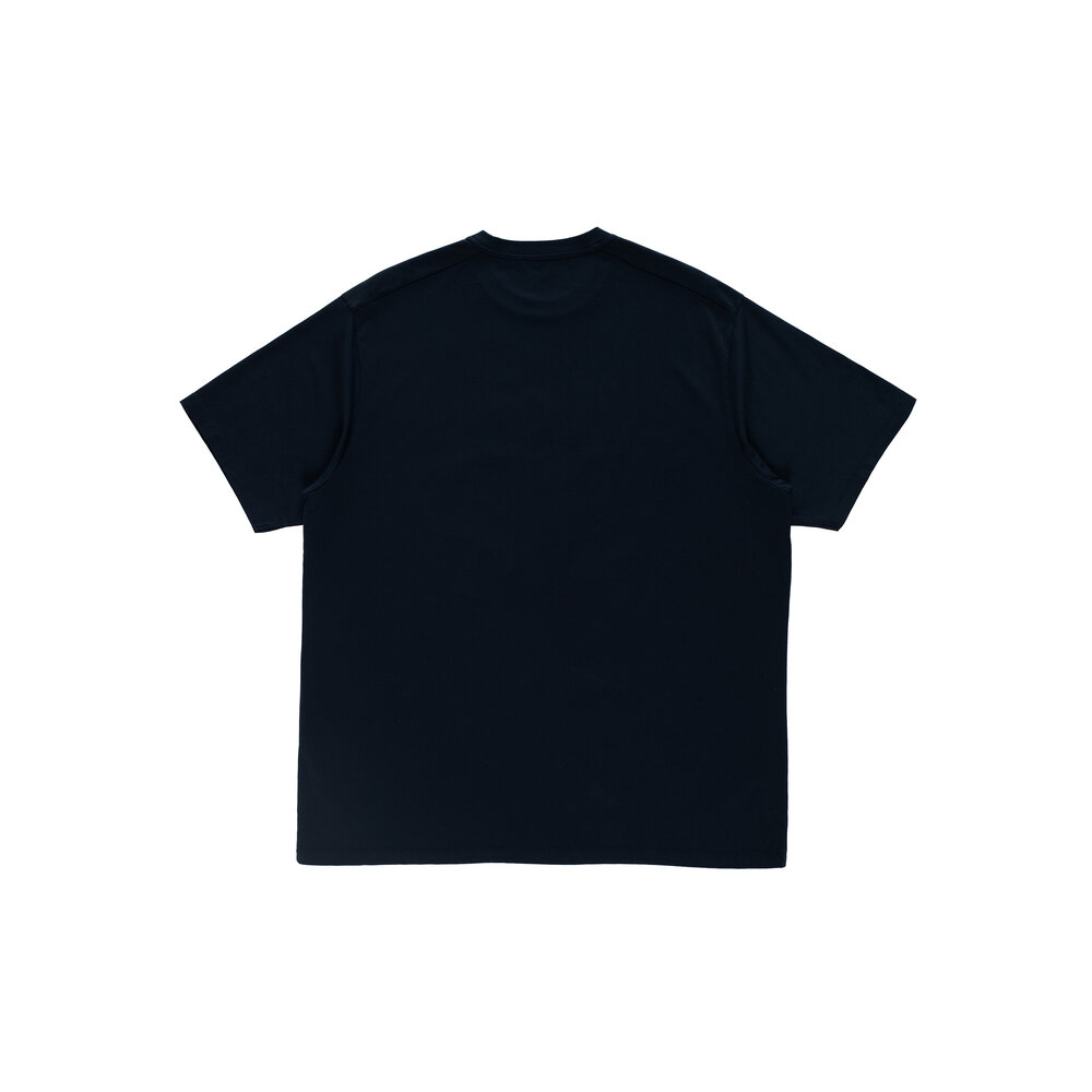 POP TRADING COMPANY CHATTING T-SHIRT NAVY