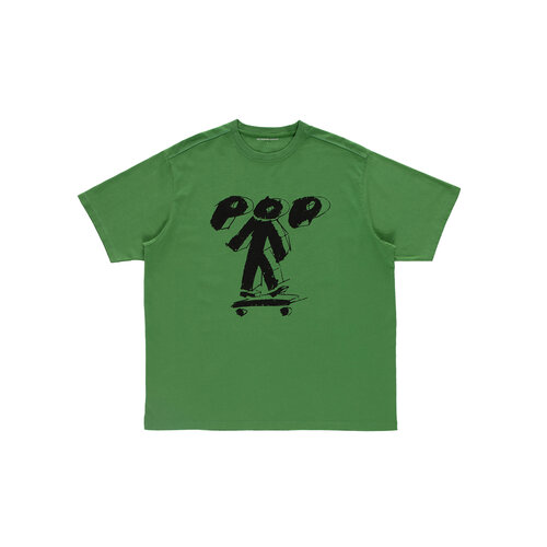 POP TRADING COMPANY BLOCK T-SHIRT JUNIPER