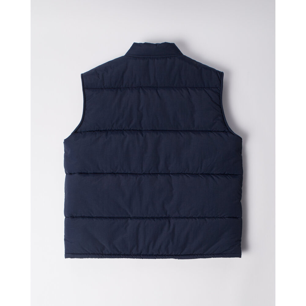 BY PARRA NEW SYSTEM PUFFER VEST NAVY BLUE