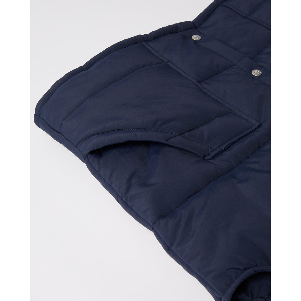 BY PARRA NEW SYSTEM PUFFER VEST NAVY BLUE