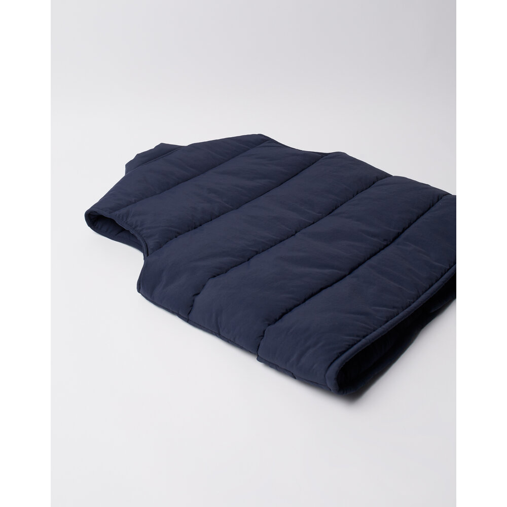 BY PARRA NEW SYSTEM PUFFER VEST NAVY BLUE