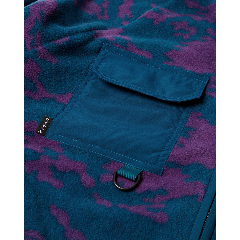 BY PARRA PURPLE DARWIN CAMO FLEECE BLUE
