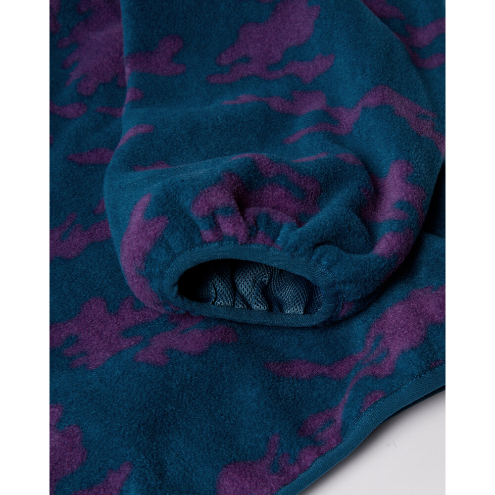 BY PARRA PURPLE DARWIN CAMO FLEECE BLUE