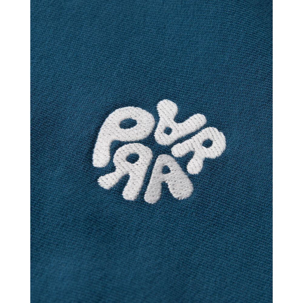 BY PARRA BALLOON LOGO CROSS-GRAIN CREWNECK BLUE