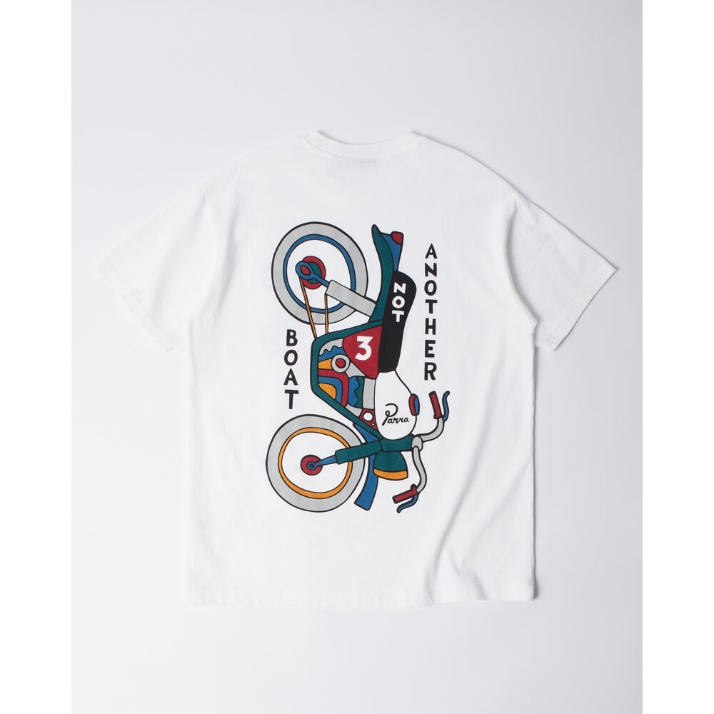 BY PARRA NOT ANOTHER BOAT T-SHIRT WHITE