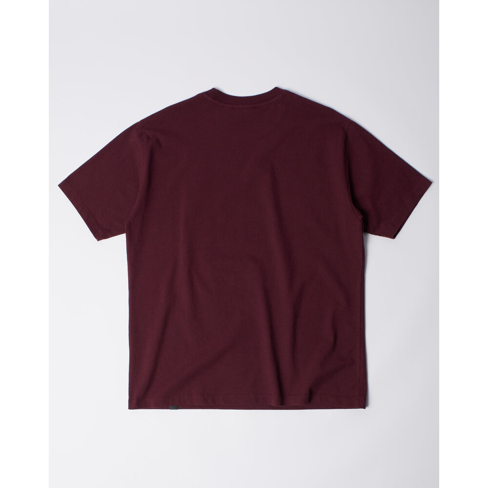 BY PARRA TRIPPED UP T-SHIRT DARK RED