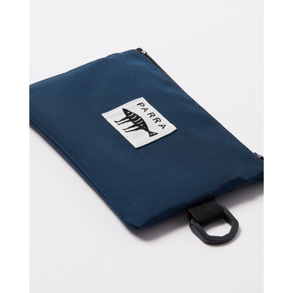 BY PARRA MONEY DARWIN POUCH WALLET BLUE
