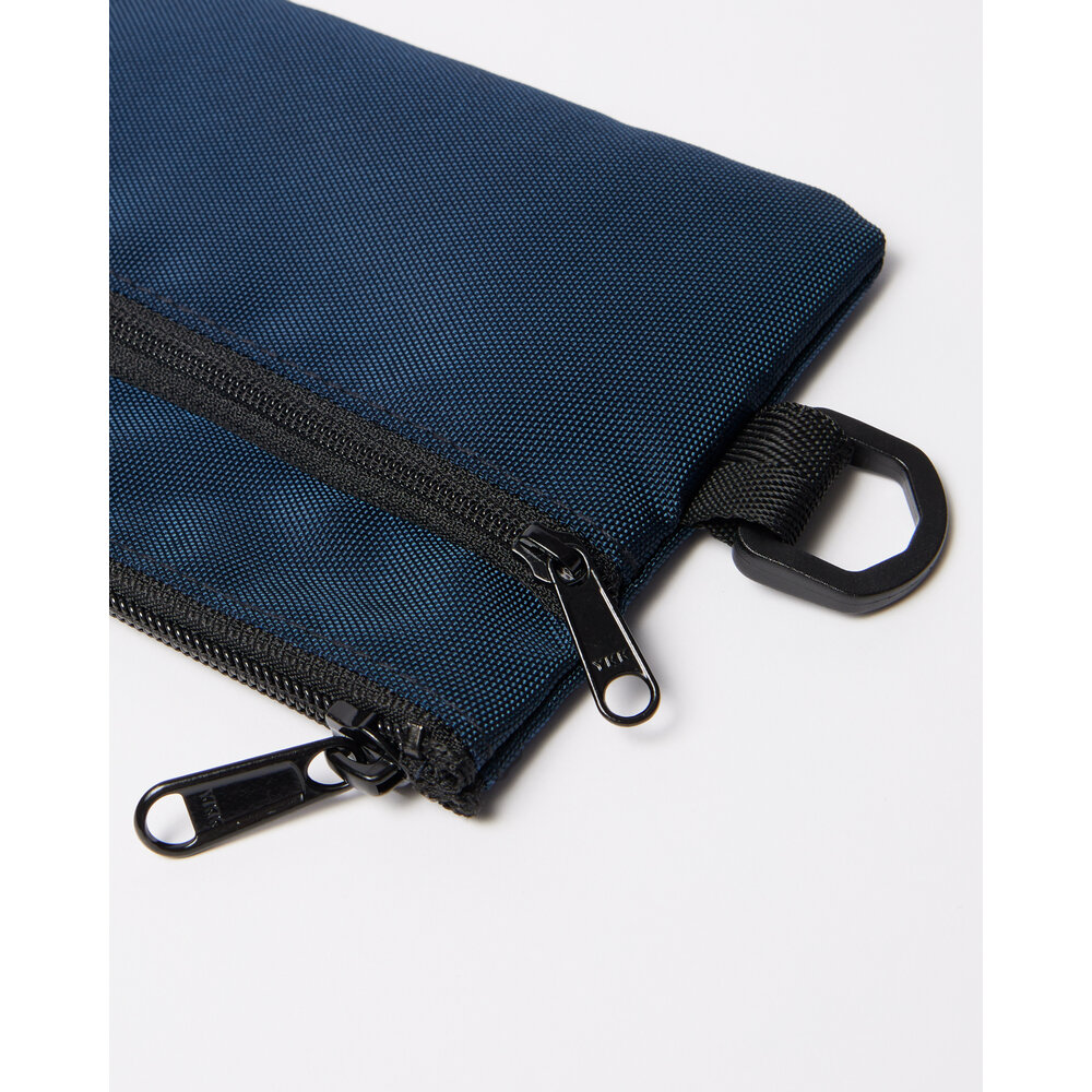 BY PARRA MONEY DARWIN POUCH WALLET BLUE