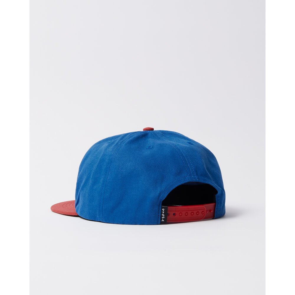 BY PARRA NO CAR 6 PANEL HAT BLUE