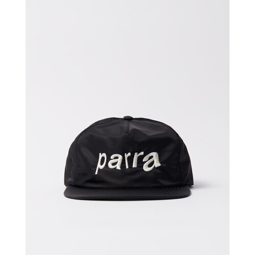 BY PARRA DISTORTED 90S MEMORY 6 PANEL HAT BLACK