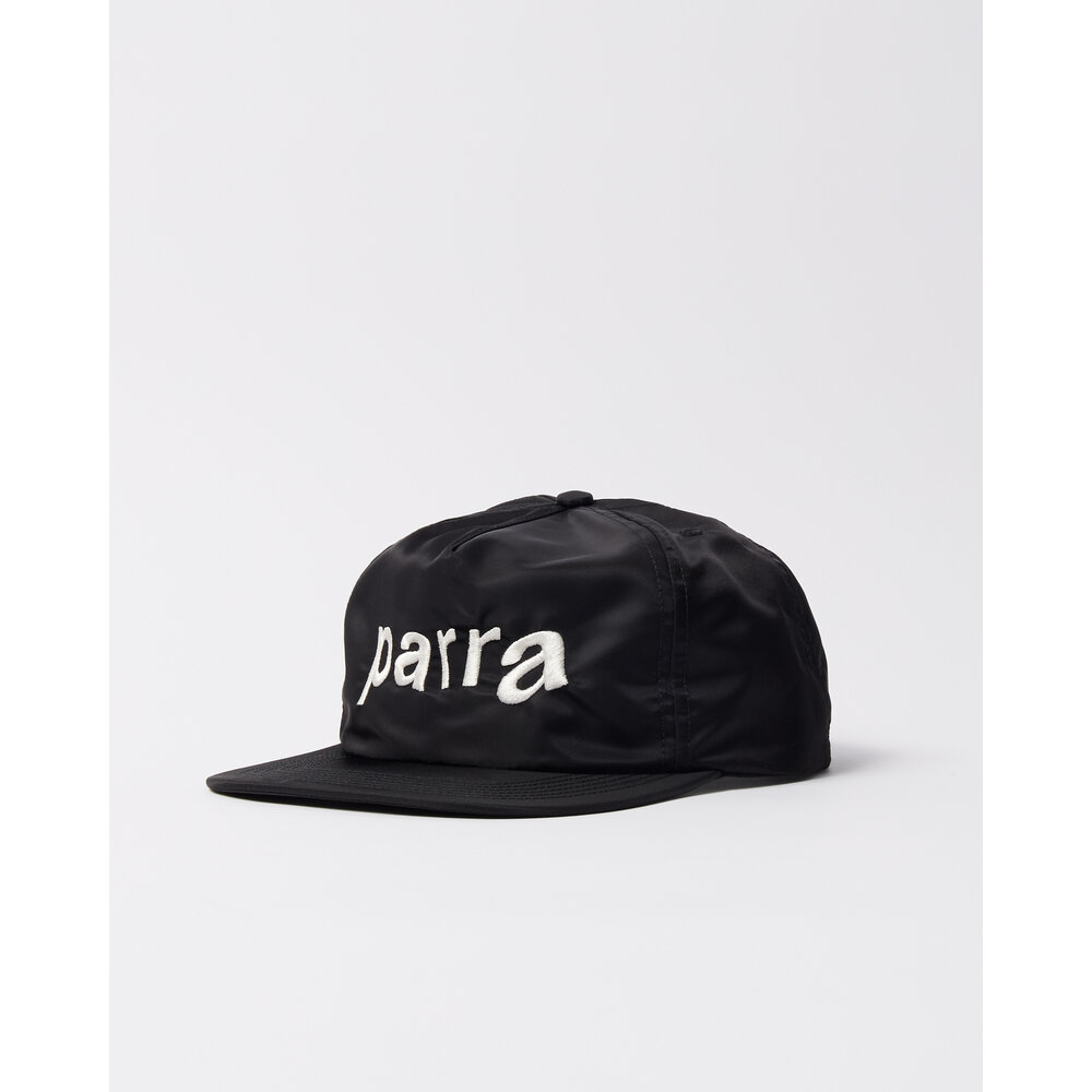 BY PARRA DISTORTED 90S MEMORY 6 PANEL HAT BLACK
