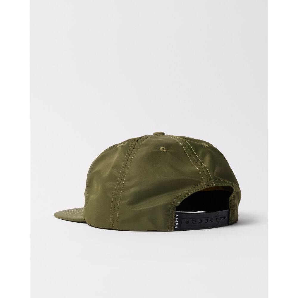 BY PARRA DISTORTED 90S MEMORY 6 PANEL HAT GREEN