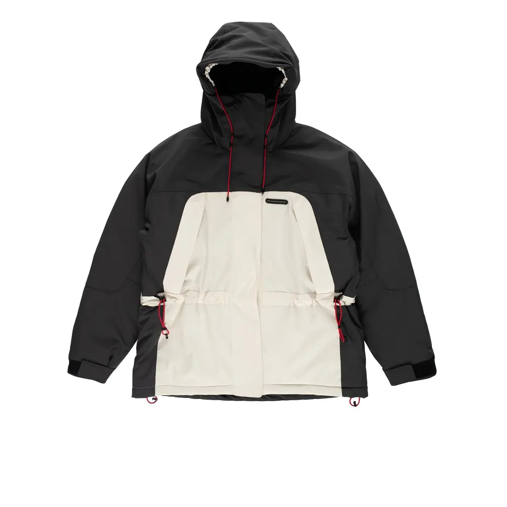 POP TRADING COMPANY WINTER JACKET ‘OFF WHITE/CHARCOAL